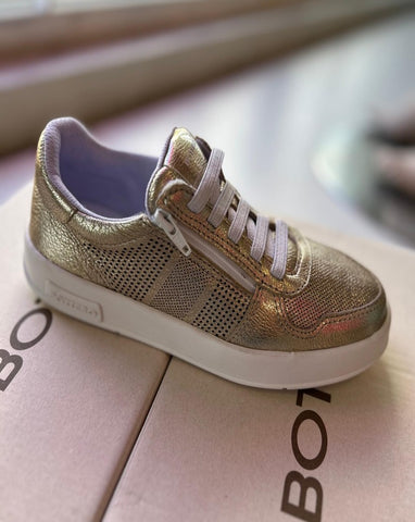 Gold Botsmash tenis shoes