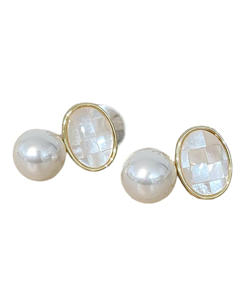 Pearl dangle earrings