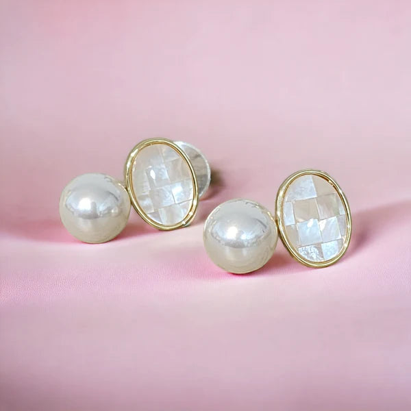 Pearl dangle earrings