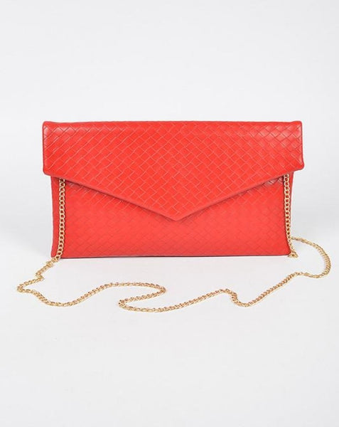 Envelope clutch braided.