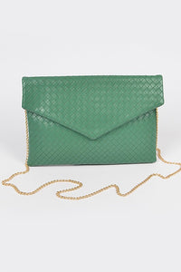 Envelope clutch braided.