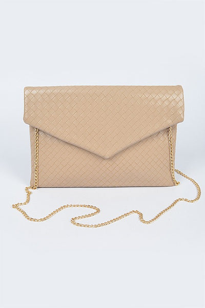 Envelope clutch braided.