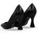 Black Valerie high heels shoes. Genuine leather