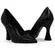 Black Valerie high heels shoes. Genuine leather