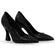 Black Valerie high heels shoes. Genuine leather