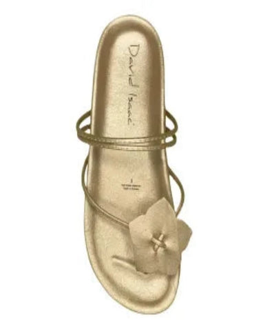 David Isaac girls gold sandals