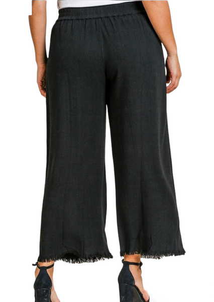 Linen wide leg pant. Plus size