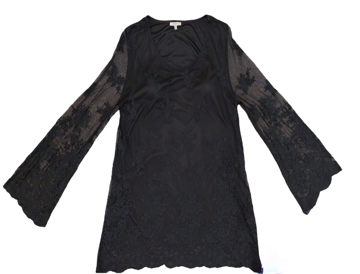 Plus lace tunic top.