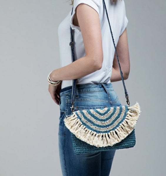 Jute handmade crossbody bag