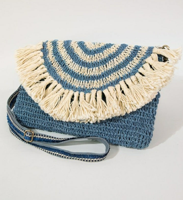 Jute handmade crossbody bag