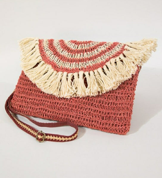 Jute handmade crossbody bag