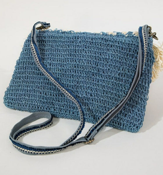 Jute handmade crossbody bag