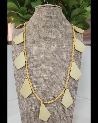 Diamond shape necklaces