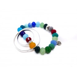 Maldita Rita multicolor stones bracelet